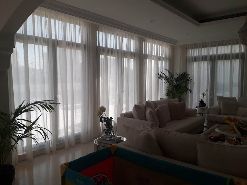 Black Sheer Curtains in Dubai