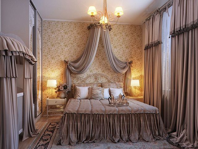 Luxury Bedroom Curtains Dubai