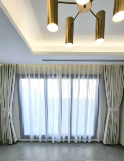 Modern Motorized Curtains Dubai