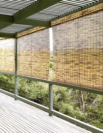 balcony bamboo blinds