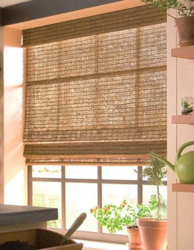 Bamboo blinds for window