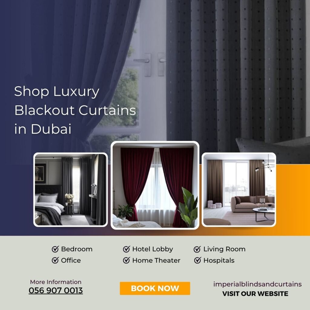 Shop Luxury Blackout Curtains in Dubai