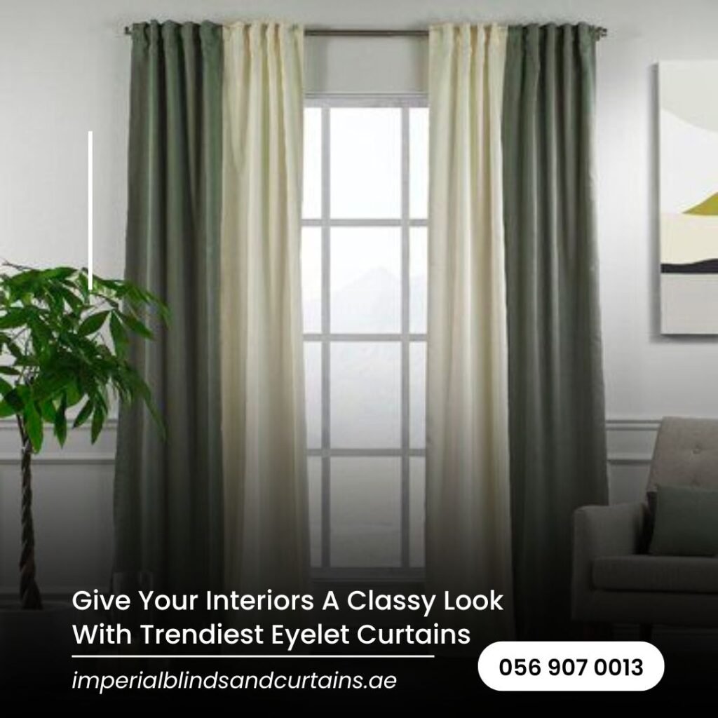 Trendy Window Eyelet Curtains Dubai