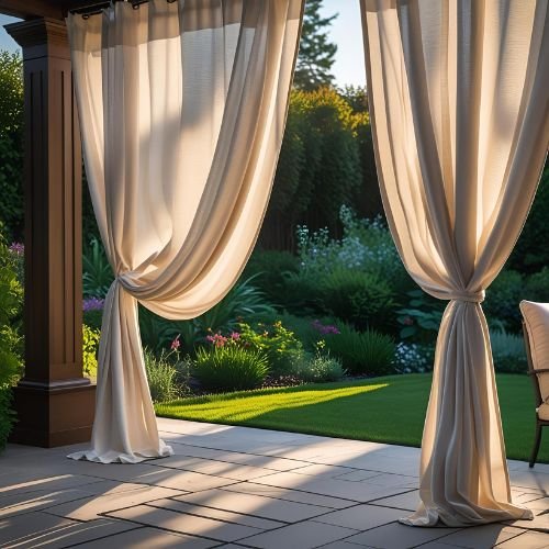 Outdoor Sunbrella Curtain