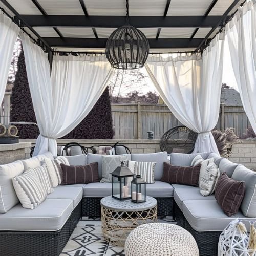 Water Repellent Outdoor Curtains