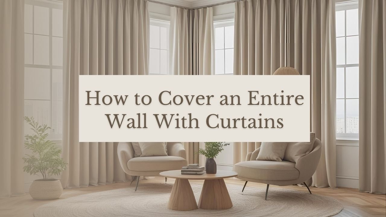 How to Cover an Entire Wall With Curtains