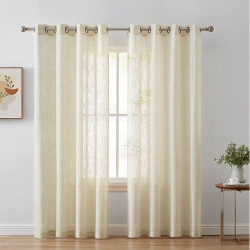 Linen Window Curtains - 03