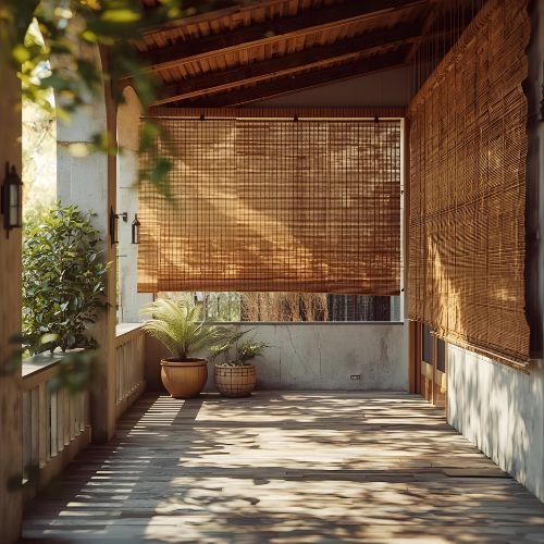 Outdoor Bamboo Blinds