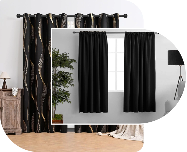 blackout curtain in Dubai